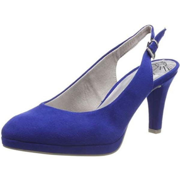 Scarpe con cinturino blu Marco Tozzi blu