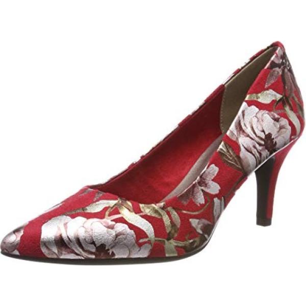 Scarpe con tacco rosso Marco Tozzi rosso