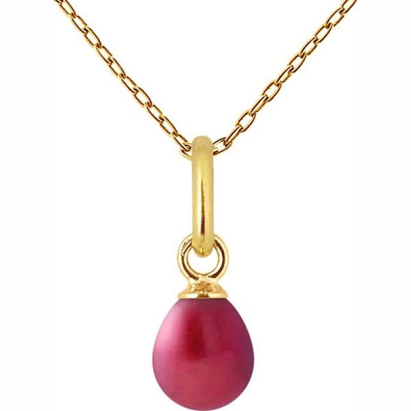 Braccialetto in oro giallo rosa Pearls & Colors giallo