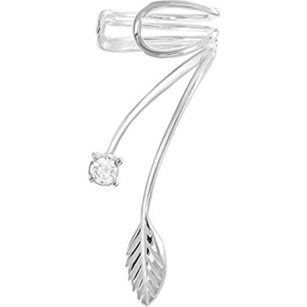 Orecchini con zirconia in sterling 925 ipoallergenico argento e bianco Tuscany Silver bianco