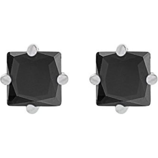 Orecchini con zirconia in sterling 925 ipoallergenico argento e bianco Tuscany Silver bianco