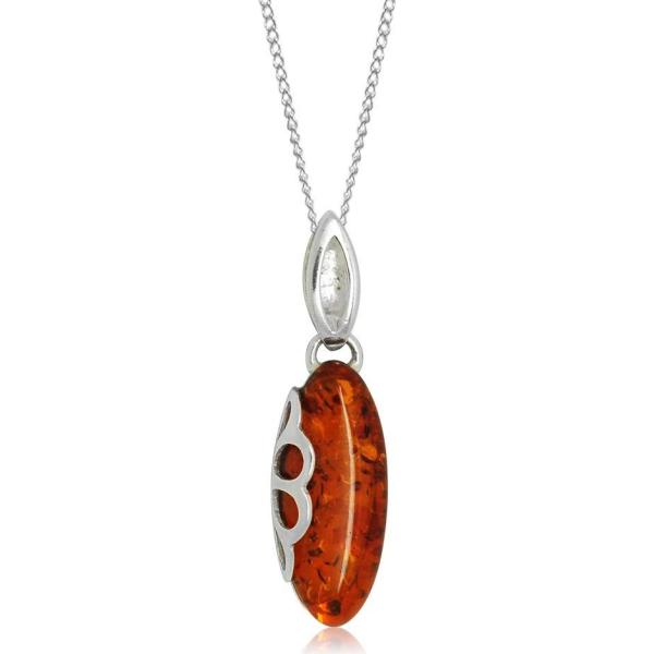 Collana forma ovale in sterling 925 argento Gold Major