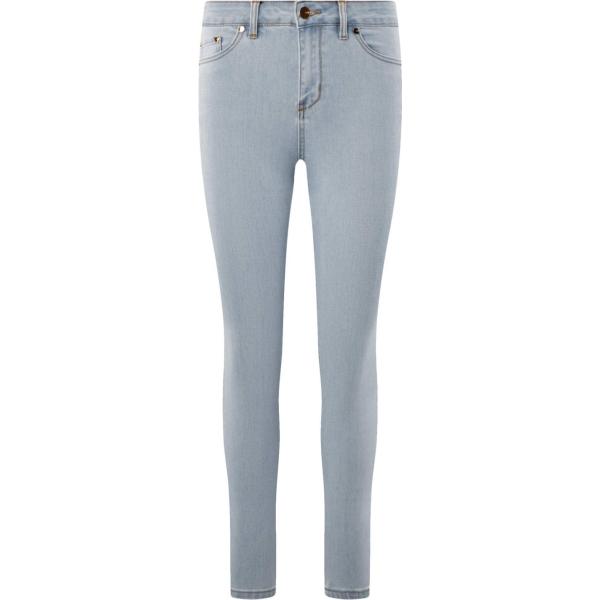 Jeans skinny vita alta aderente blu Oodji Ultra blu