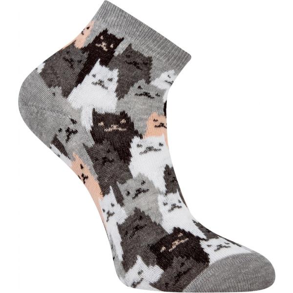 calzini Oodji Collection grigio con stampe