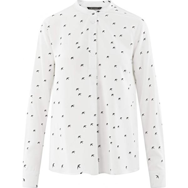 camicie Oodji Collection bianco tinta unita
