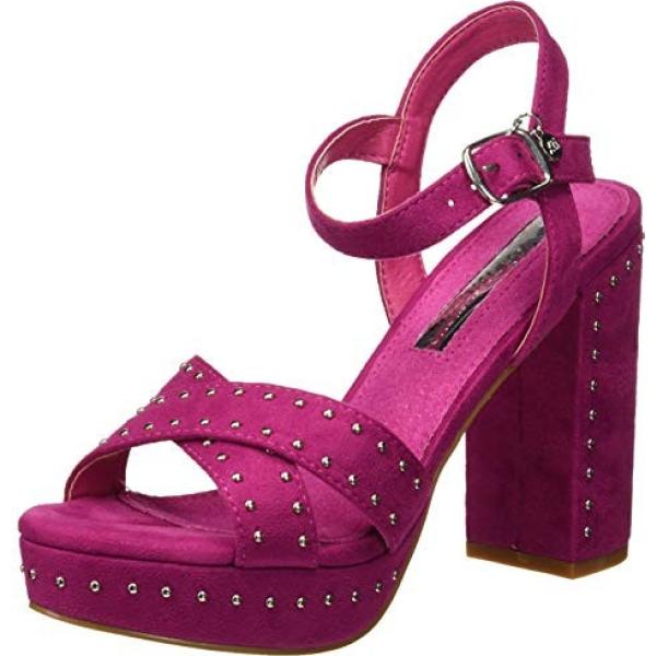 Scarpe col tacco con cinturino rosa e fucsia Xti rosa