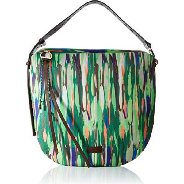 borse a spalla Liebeskind Berlin verde con stampe