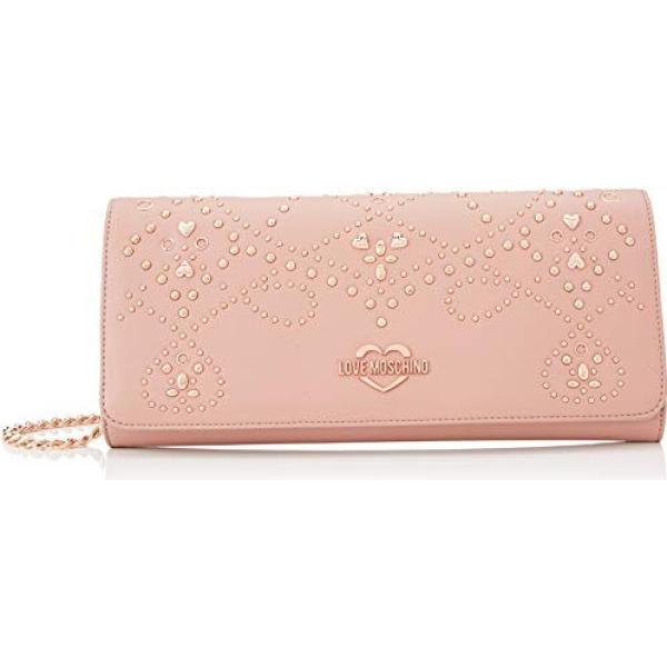 pochette Love Moschino marrone