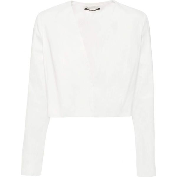 Giacca contrasto aderente bianco ESPRIT Collection bianco