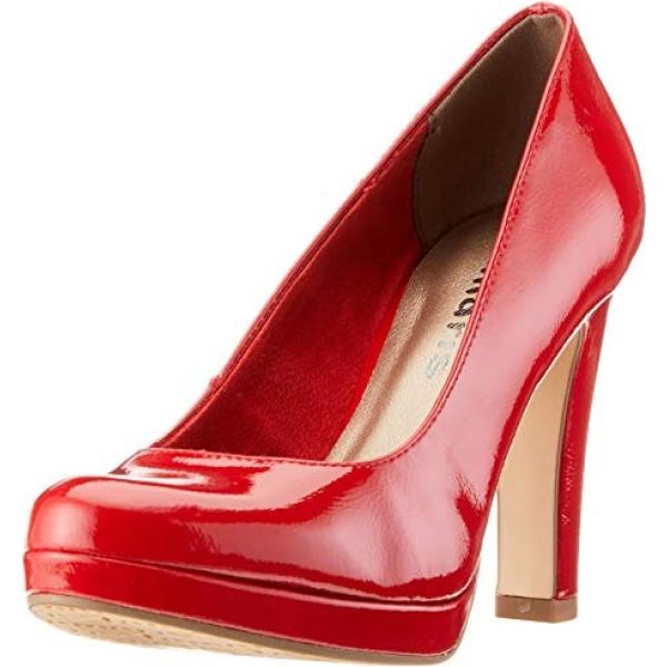Scarpe con tacco rosso e nero Tamaris rosso