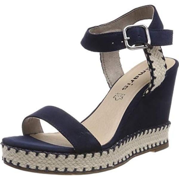 Sandali con cinturino navy Tamaris blu