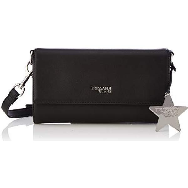 Clutch Trussardi Jeans nero