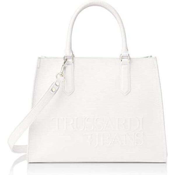 Borsa a mano bianco Trussardi Jeans bianco