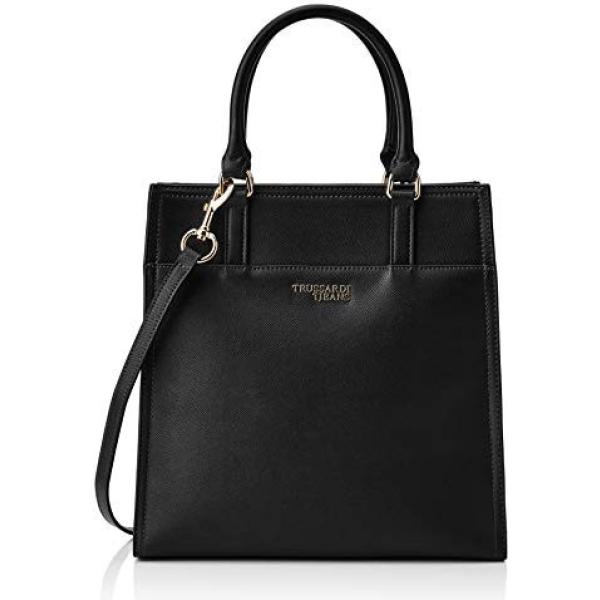Borsa a tracolla tote nero Trussardi Jeans nero