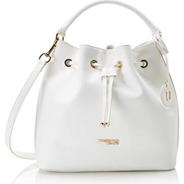 borse a secchiello Trussardi Jeans bianco