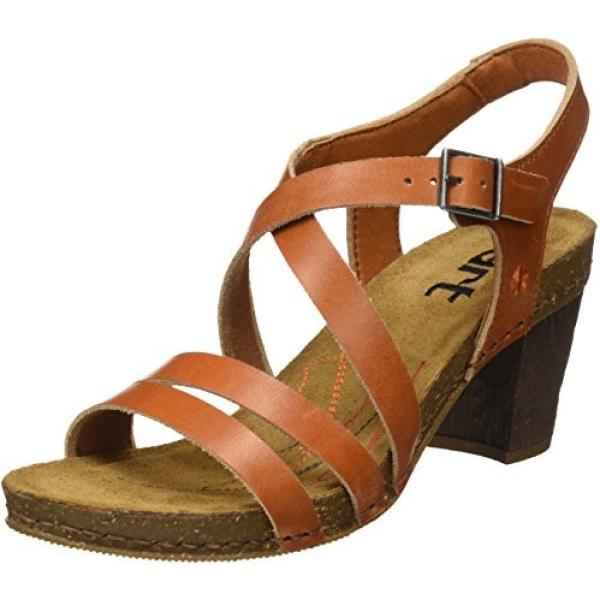 sandali con tacco Art marrone
