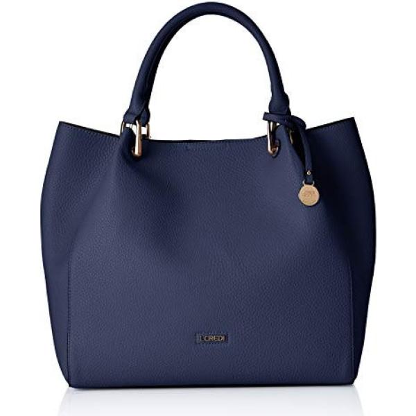 Borsa a spalla blu L.Credi blu