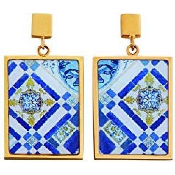 orecchini Christian Lacroix blu