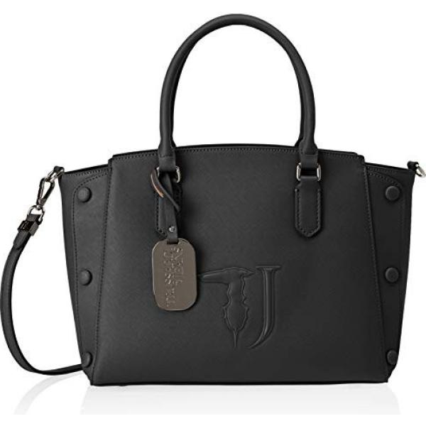 Borsa a mano tote nero Trussardi Jeans nero