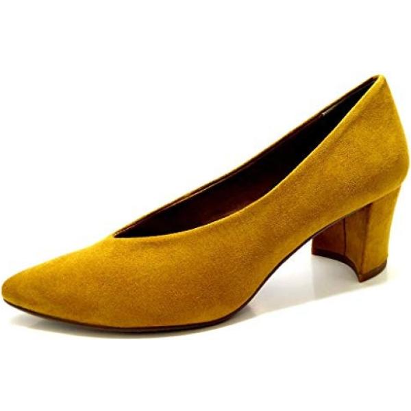 scarpa col tacco Marco Tozzi giallo