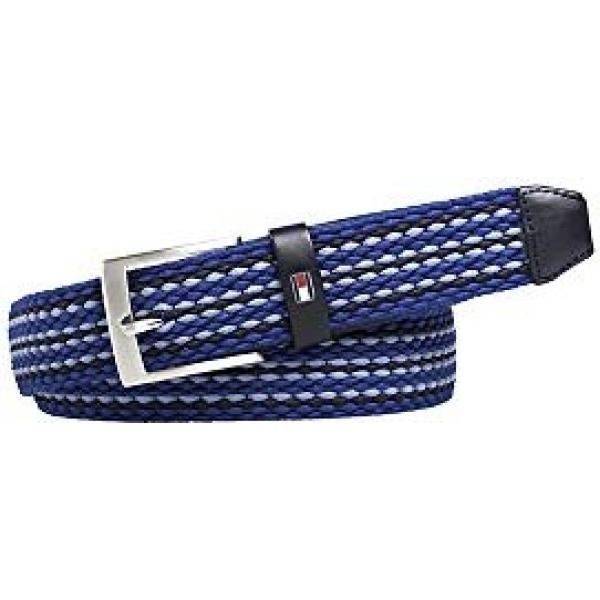 Cintura a righe marrone e blu Tommy Hilfiger marrone a righe