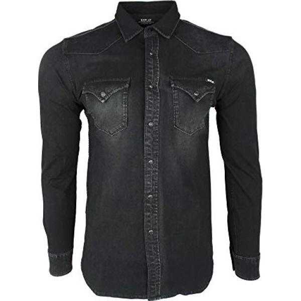 camicie Replay nero
