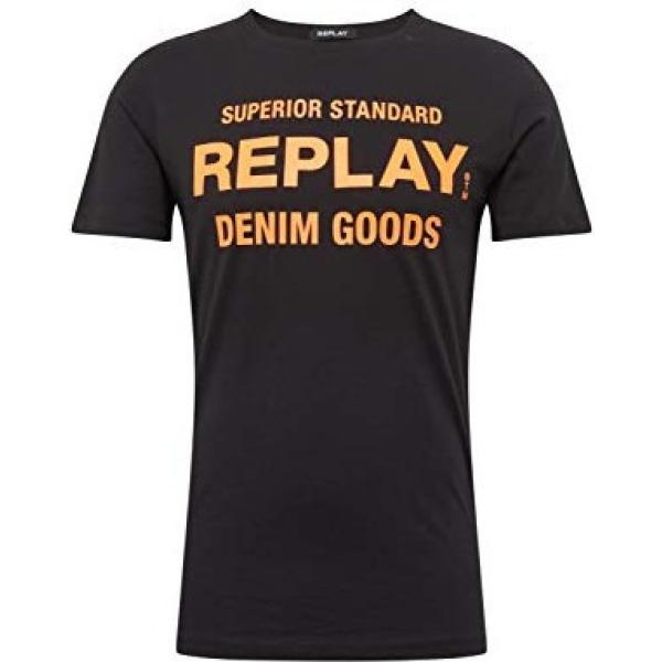 t-shirt Replay nero