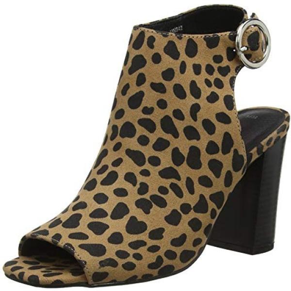 Scarpe col tacco con pattern marrone New Look marrone