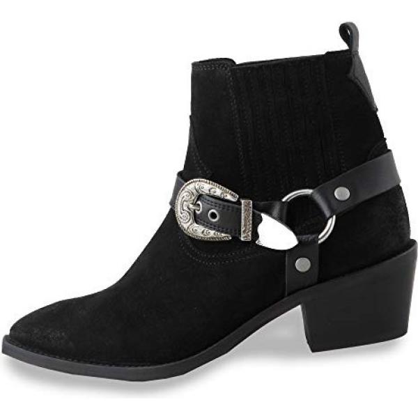 stivaletti texani Buffalo nero