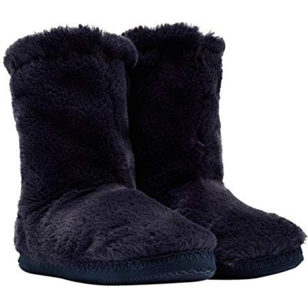 Pantofole collo alto blu e navy Joules blu