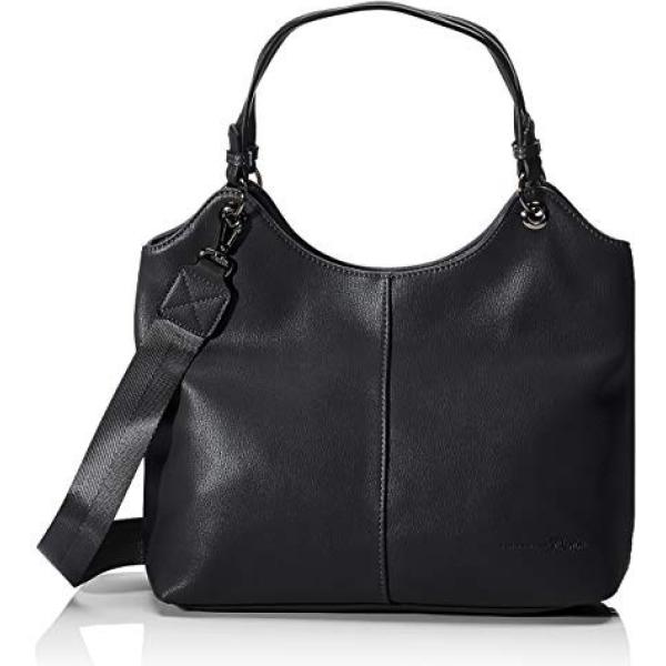 Borsa tote in denim nero Tom Tailor nero