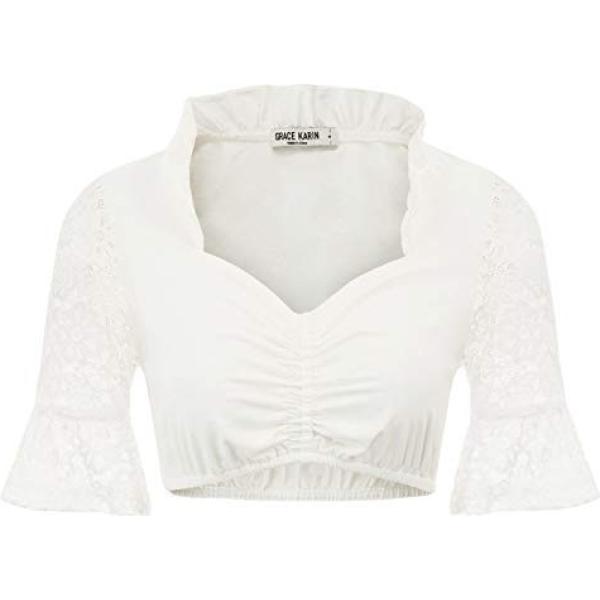 camicie a manica corta Grace Karin bianco