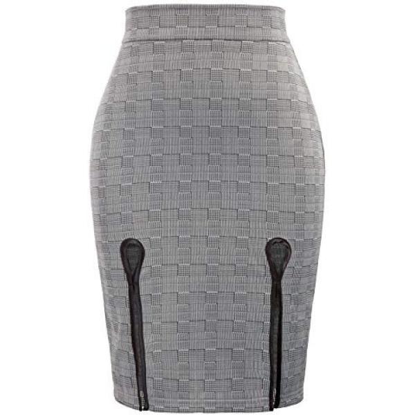Gonna con spacco e stampa con fasce elasticizzato Grace Karin con stampe