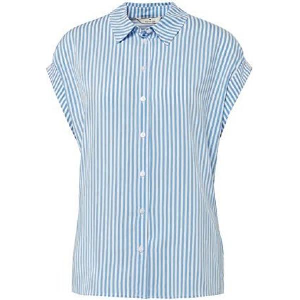 polo Tom Tailor blu a righe