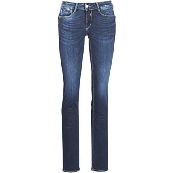 jeans dritti Le Temps des Cerises blu