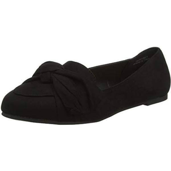 Mocassini pianta larga nero New Look nero