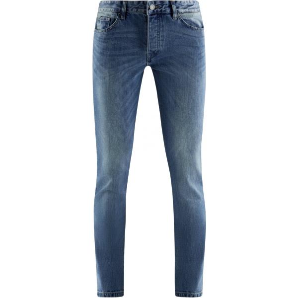 jeans slim fit Oodji Ultra blu