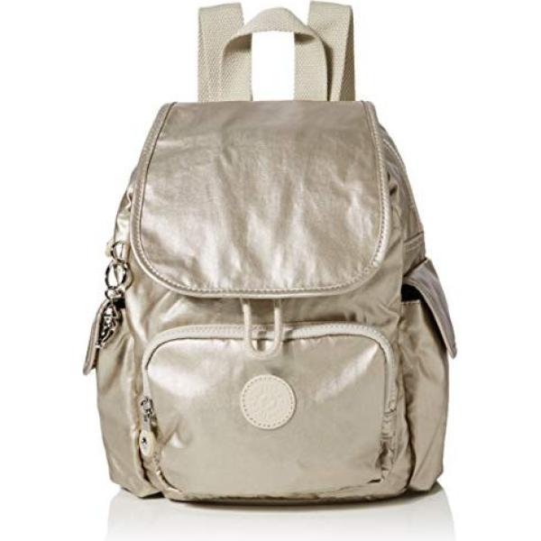 Zaino mini oro Kipling giallo