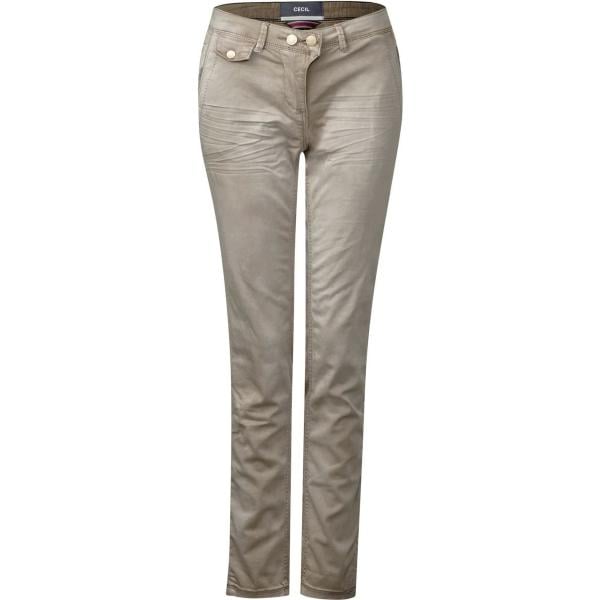 Pantalone beige e crema Cecil