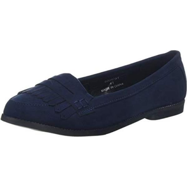 Ballerine pianta larga navy New Look blu