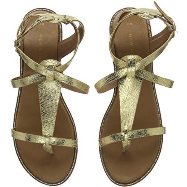 Sandali open toe oro New Look giallo
