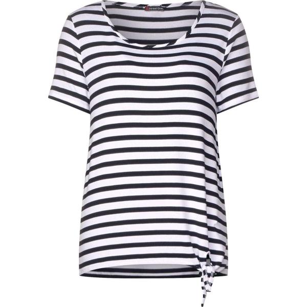 t-shirt Street One multicolore a righe