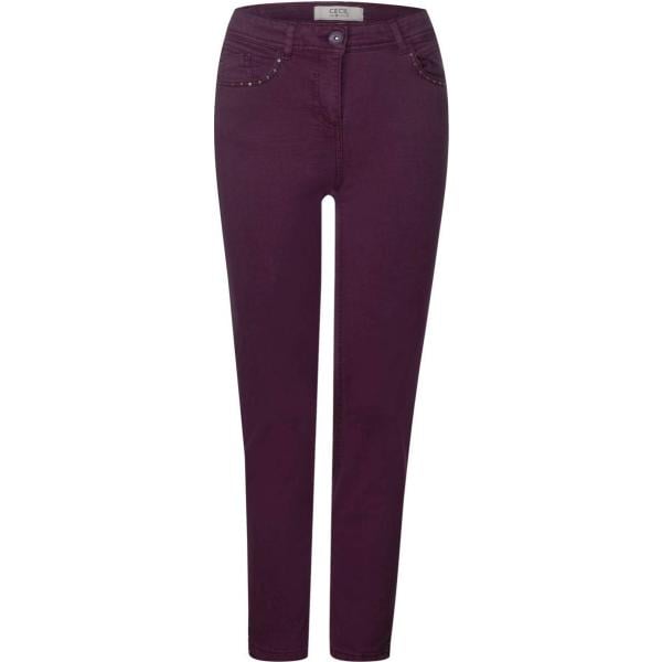 jeans slim fit Cecil marrone