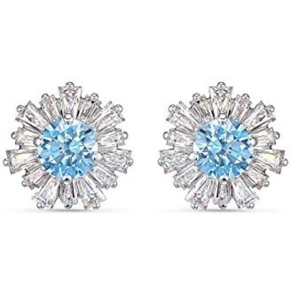 orecchini Swarovski bianco a fiori