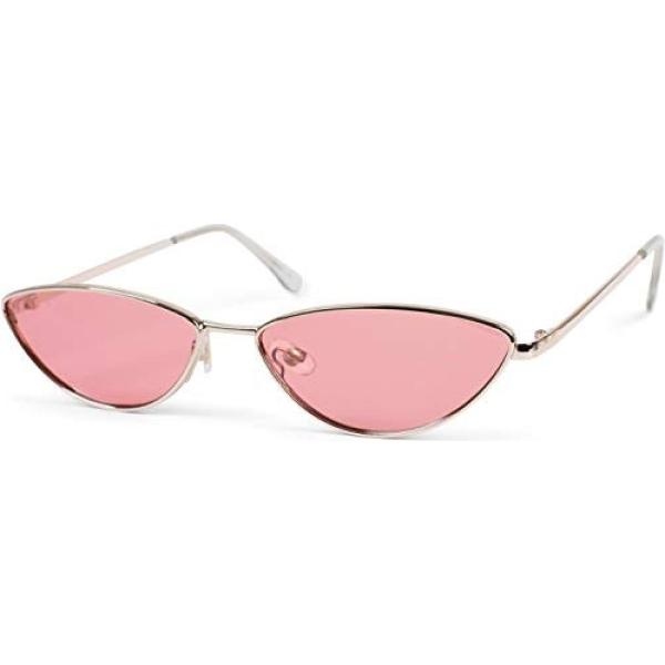 Occhiali da sole lenti sfumate rosa StyleBREAKER giallo