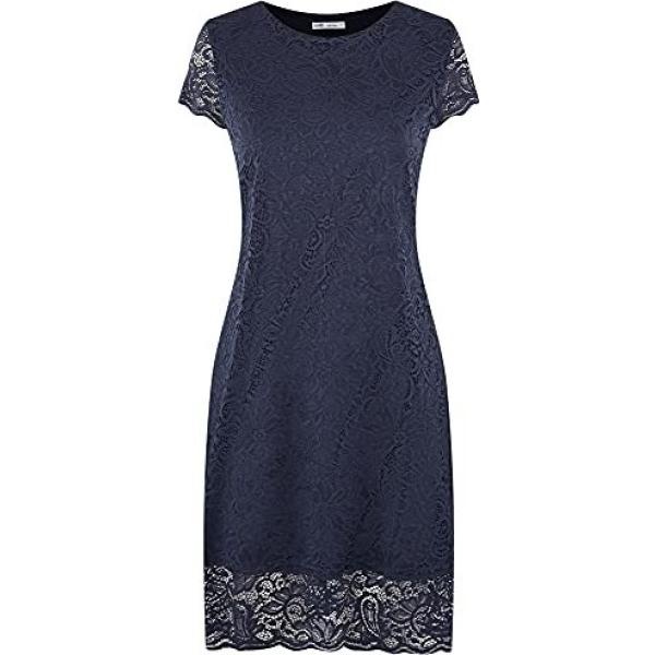 vestiti corti Oodji Ultra blu a fiori