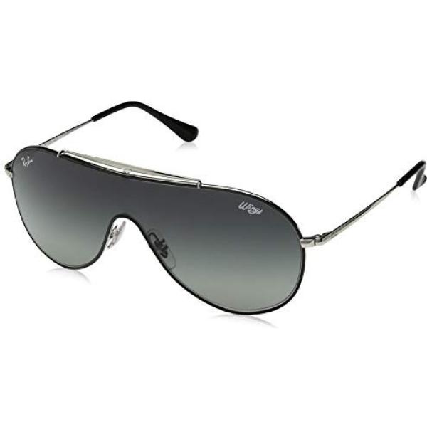 Occhiali da sole unisex-adulto grigio e argento Ray-Ban grigio