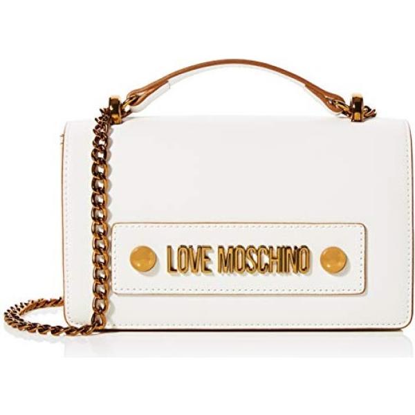 borse a tracolla Love Moschino bianco