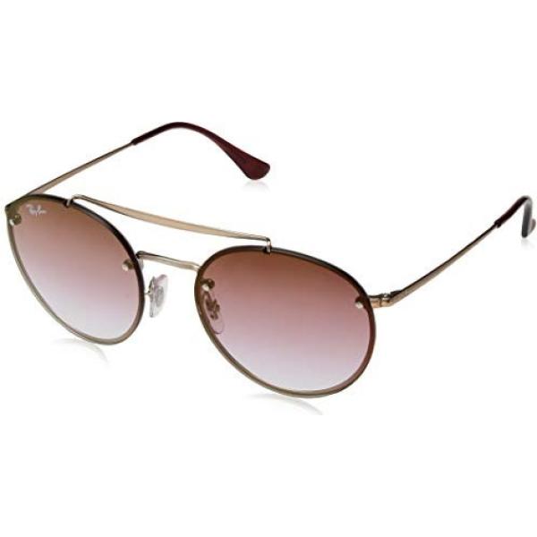 Occhiali da sole unisex-adulto marrone e rosa Ray-Ban marrone