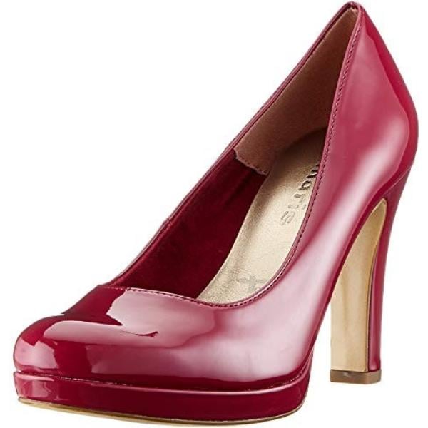 scarpa col tacco Tamaris rosso
